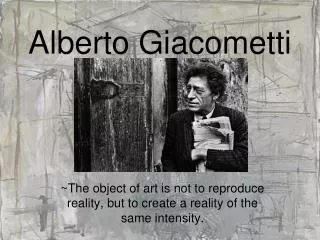 Alberto Giacometti