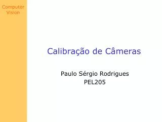 calibra o de c meras