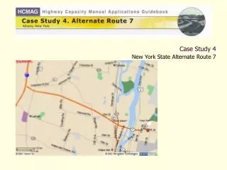 Case Study 4 New York State Alternate Route 7