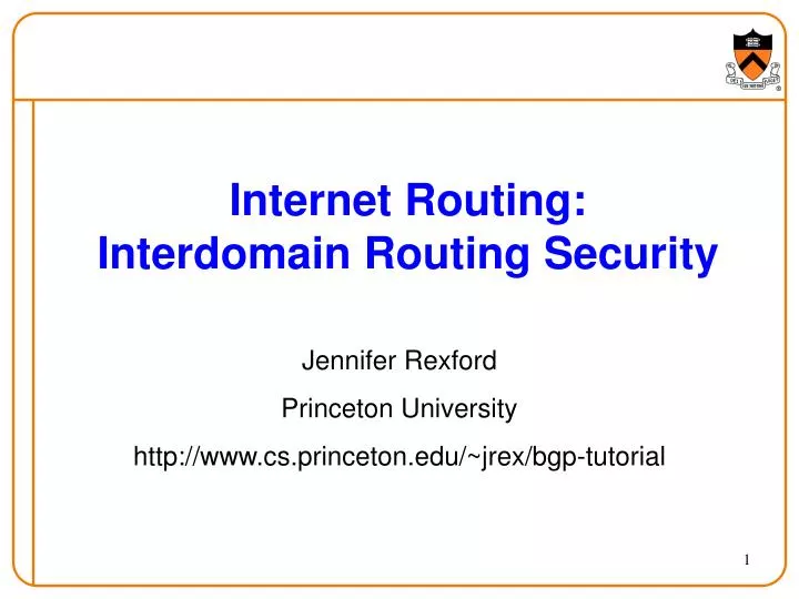 internet routing interdomain routing security