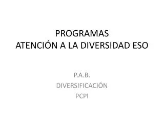 programas atenci n a la diversidad eso
