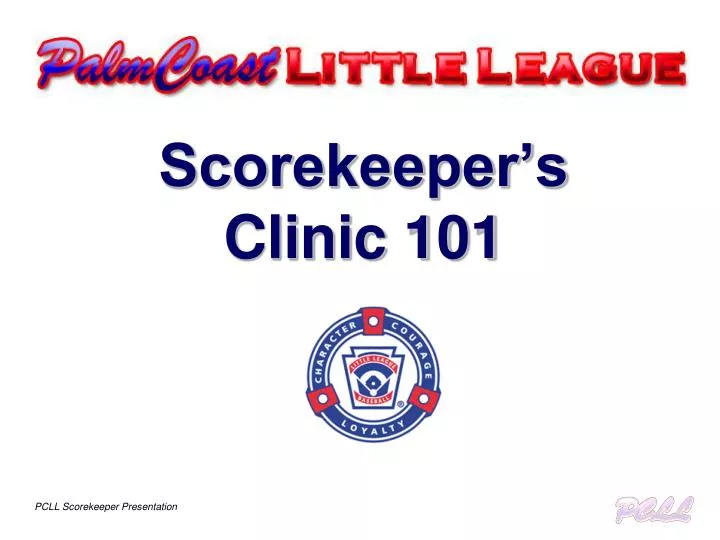 scorekeeper s clinic 101