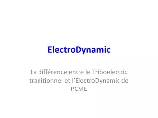 electrodynamic