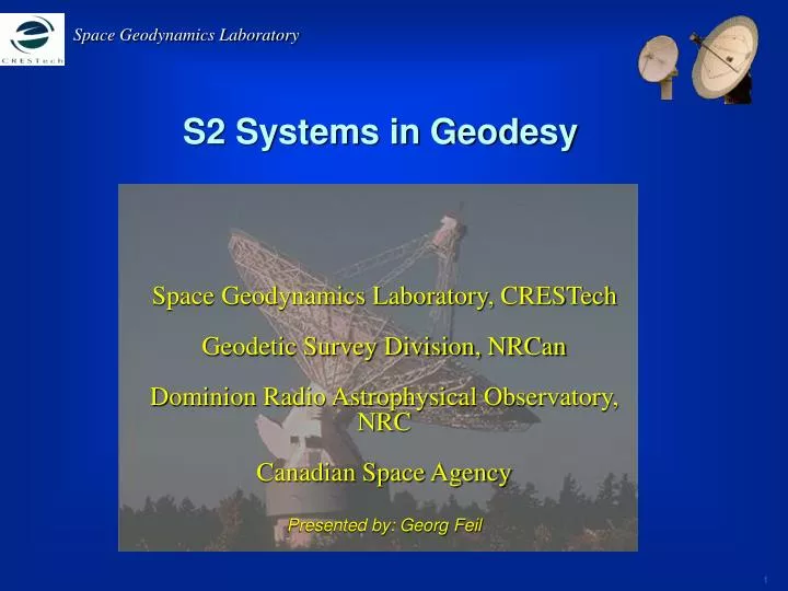 s2 systems in geodesy
