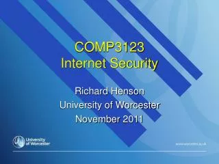 COMP3123 Internet Security