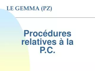 le gemma pz