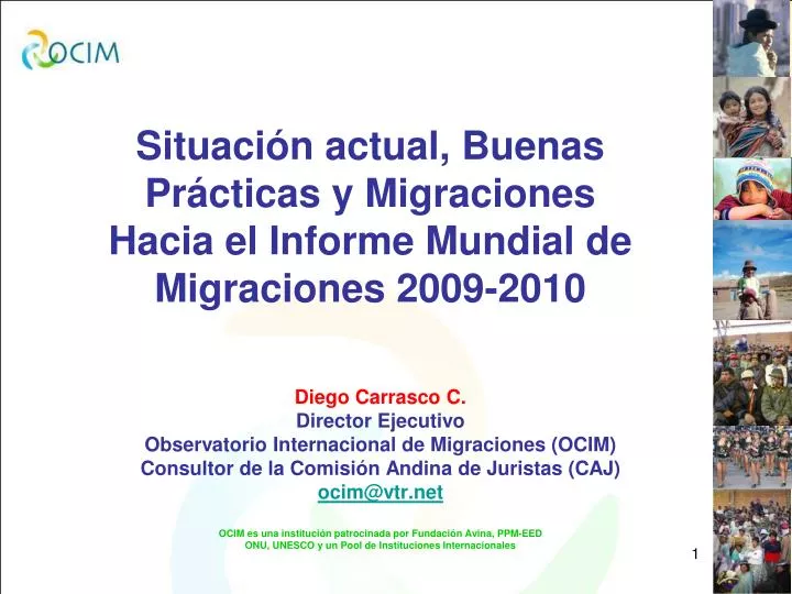 situaci n actual buenas pr cticas y migraciones hacia el informe mundial de migraciones 2009 2010