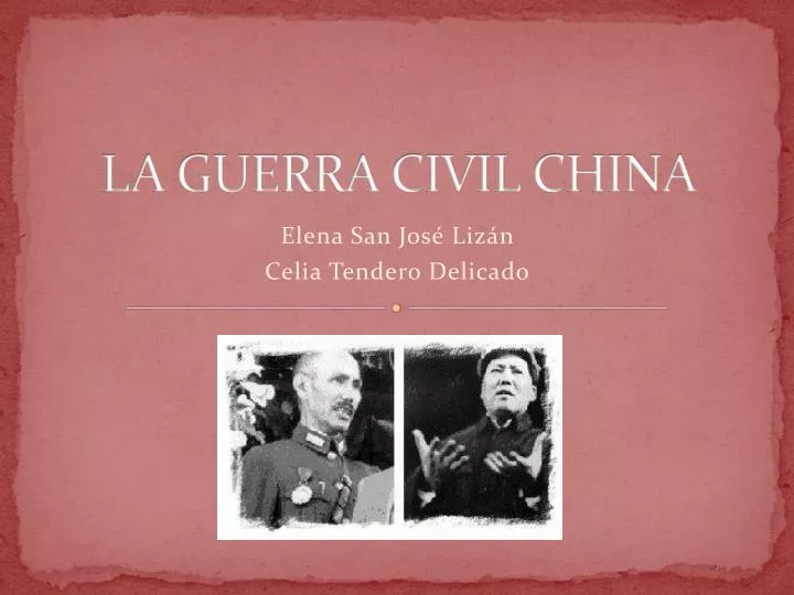 la guerra civil china