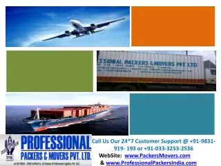 Professional Packers And Movers Kolkata - www.PackersMovers.