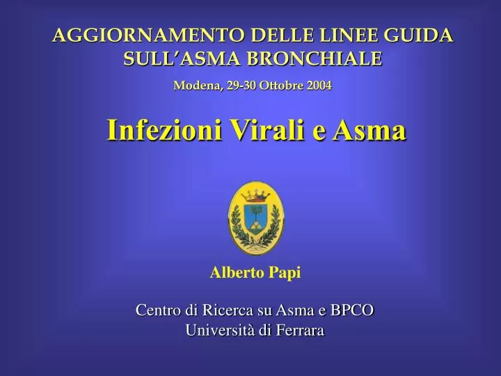 infezioni virali e asma