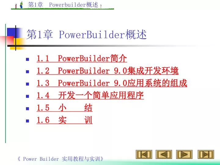 1 powerbuilder