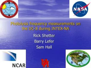 Photolysis frequency measurements on the DC-8 during INTEX-NA