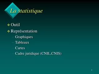 la statistique