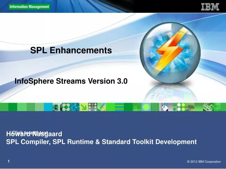 howard nasgaard spl compiler spl runtime standard toolkit development