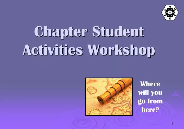 chapter student activities workshop