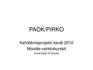 paok pirko