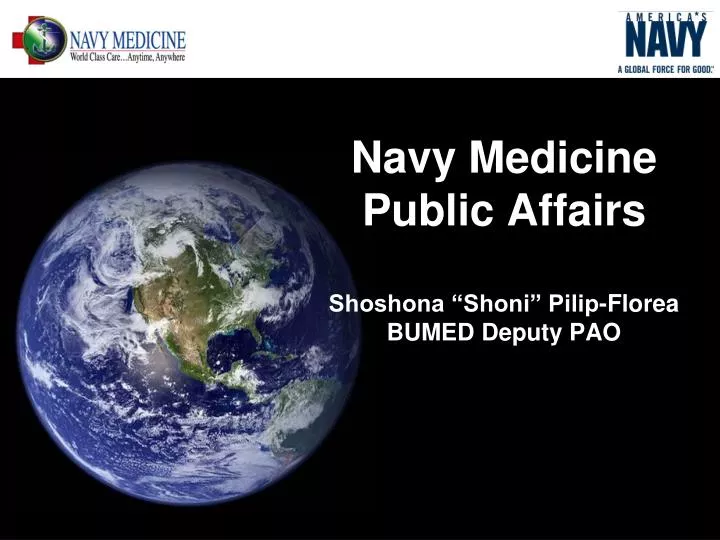 navy medicine public affairs shoshona shoni pilip florea bumed deputy pao