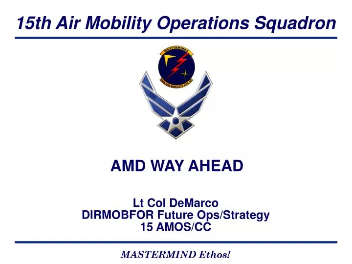 lt col demarco dirmobfor future ops strategy 15 amos cc