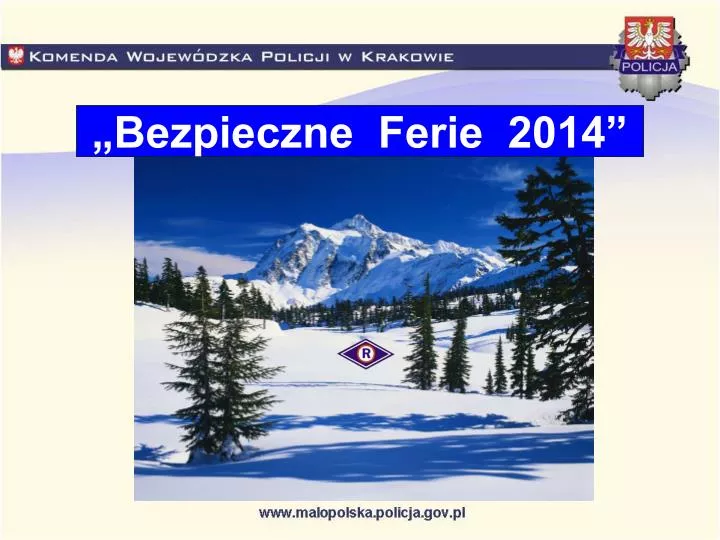 bezpieczne ferie 2014