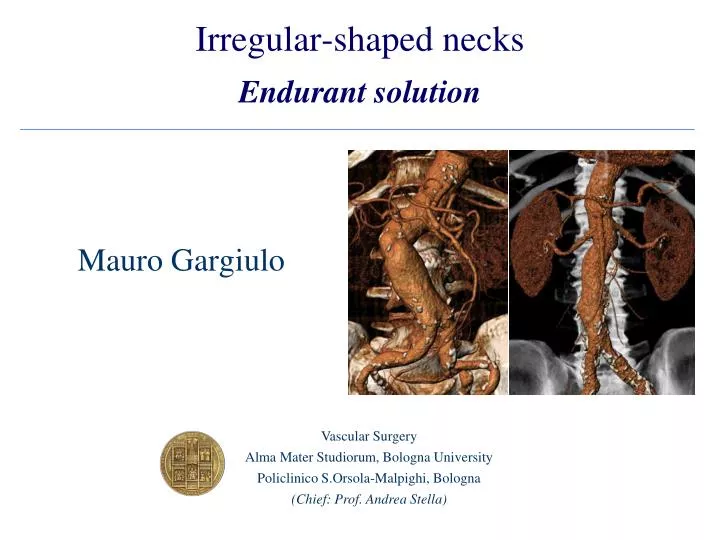 irregular shaped necks endurant solution