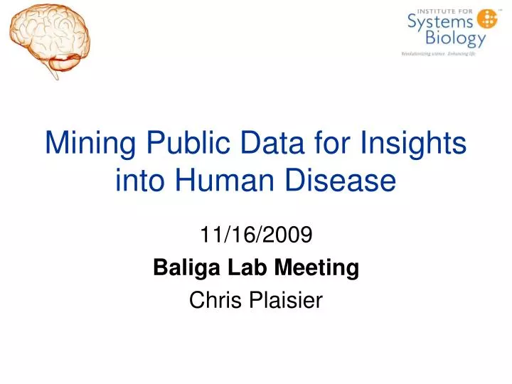 mining public data for insights into human disease