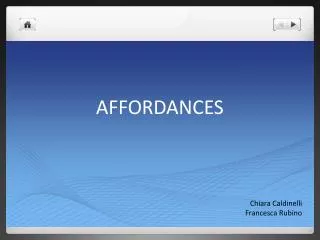 affordances