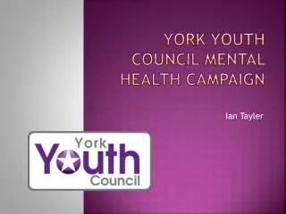York Youth Council Mental Health Campaign