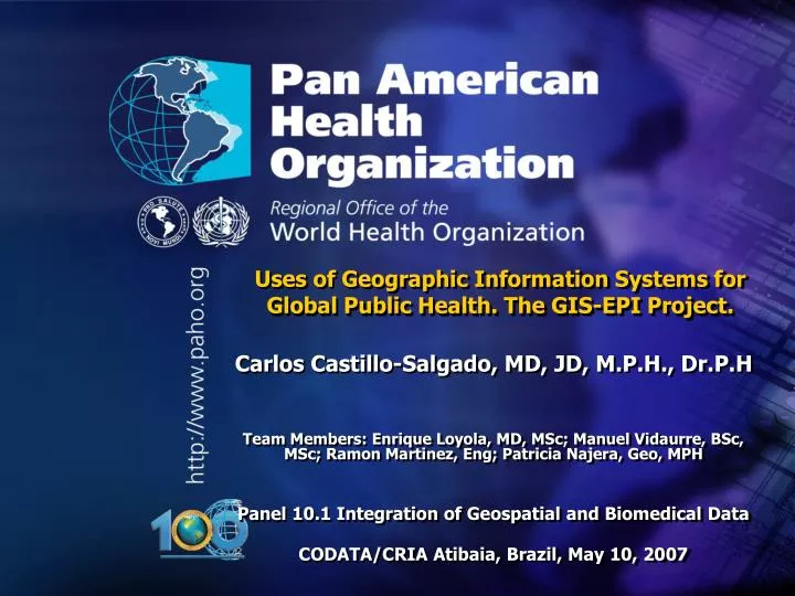 uses of geographic information systems for global public health the gis epi project