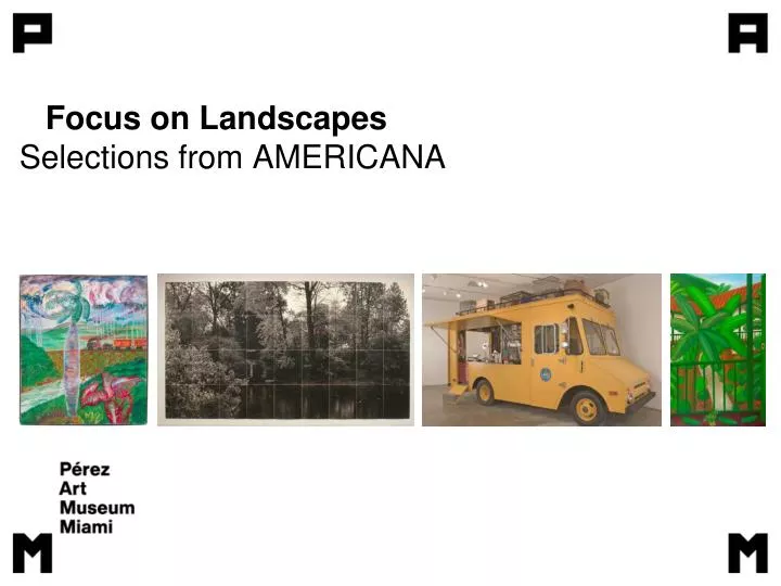 focus on landscapes selections from americana