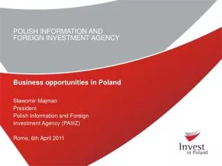 Business opportunities in Poland