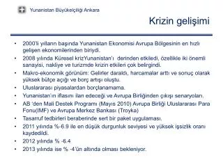 krizin geli imi