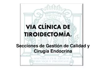 via cl nica de tiroidectom a