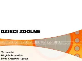 dzieci zdolne