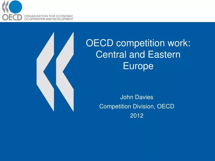 oecd competition work central and eastern europe