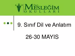9 s n f dil ve anlat m