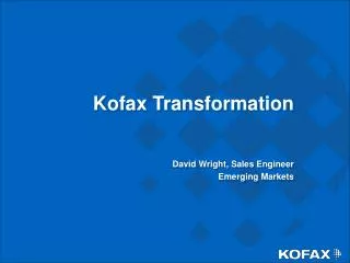 Kofax Transformation
