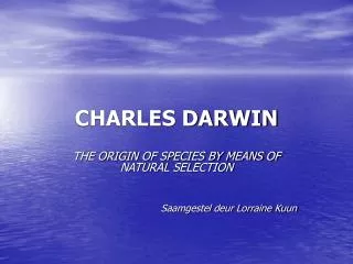 charles darwin