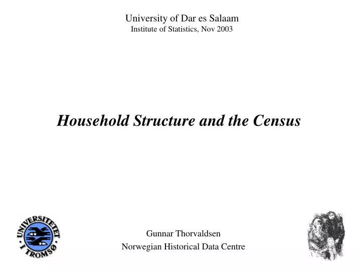 university of dar es salaam institute of statistics nov 2003