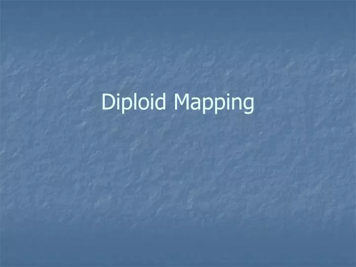 diploid mapping