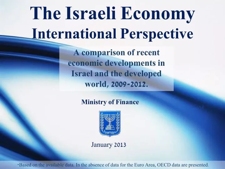 the israeli economy international perspective