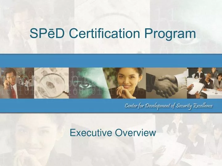 sp d certification program