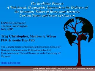 The EcoValue Project: