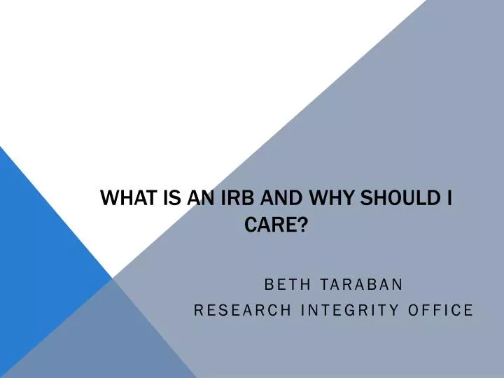what is an irb and why should i care