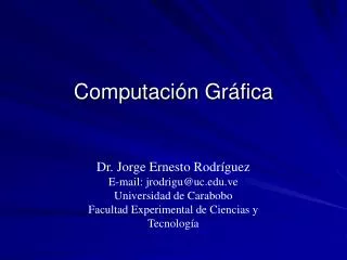 computaci n gr fica