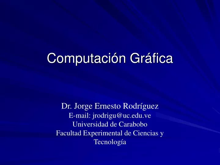 computaci n gr fica