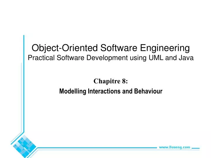 chapitre 8 modelling interactions and behaviour