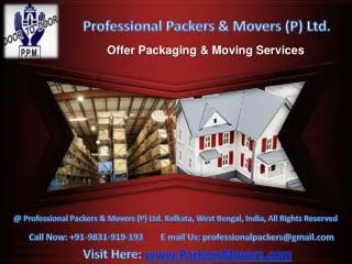 Professional Packers And Movers Delhi - www.PackersMovers.co