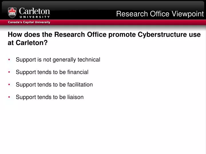 research office viewpoint