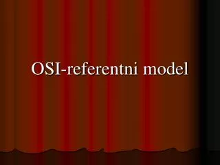 osi referentni model