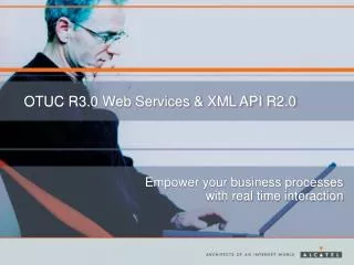 OTUC R3.0 Web Services &amp; XML API R2.0